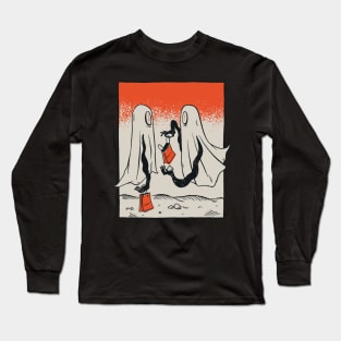 Trick Or Treat Ghosts Long Sleeve T-Shirt